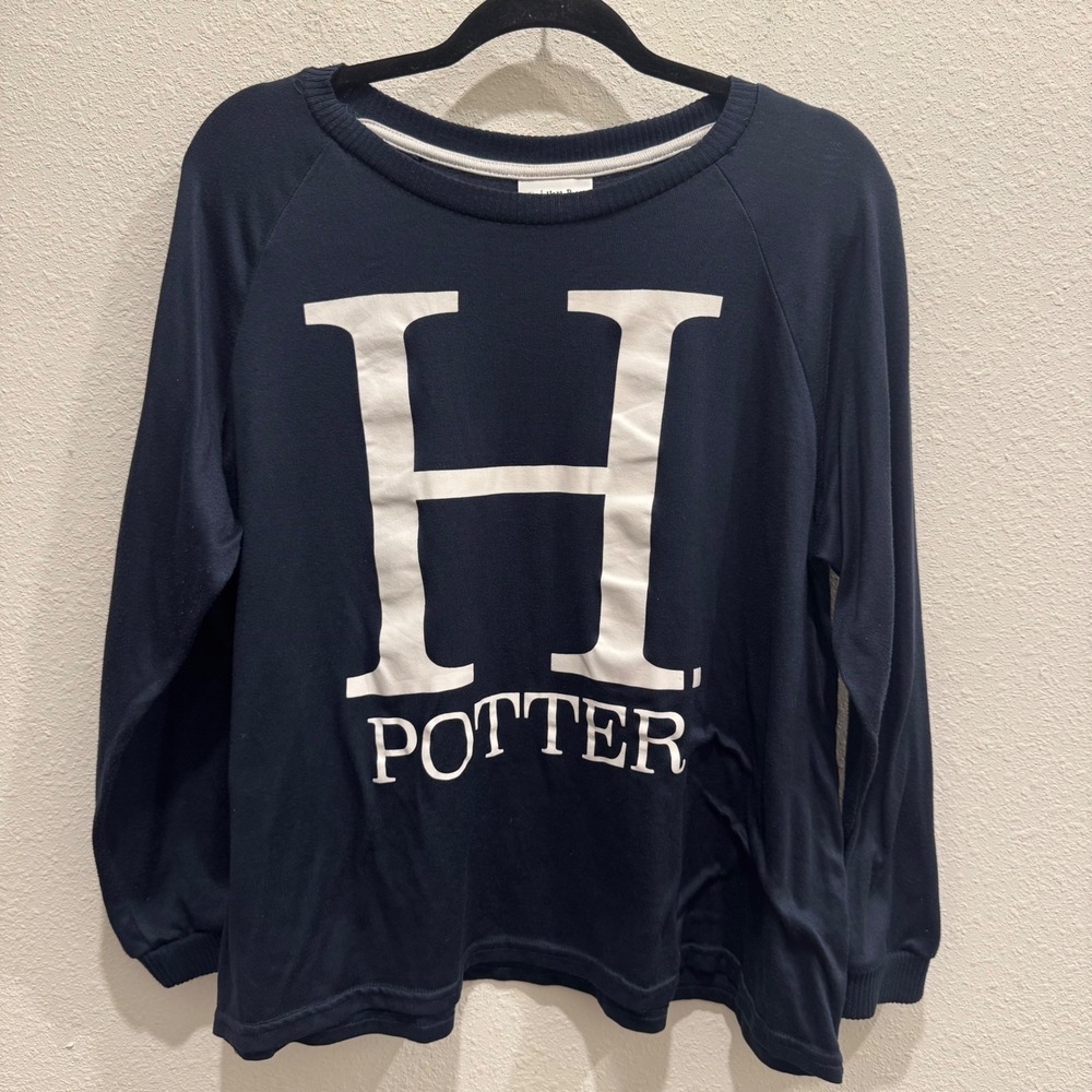 Harry Potter Long Sleeve Pajama or Casual Lounge Top Girls XL / Fits Women's S-M